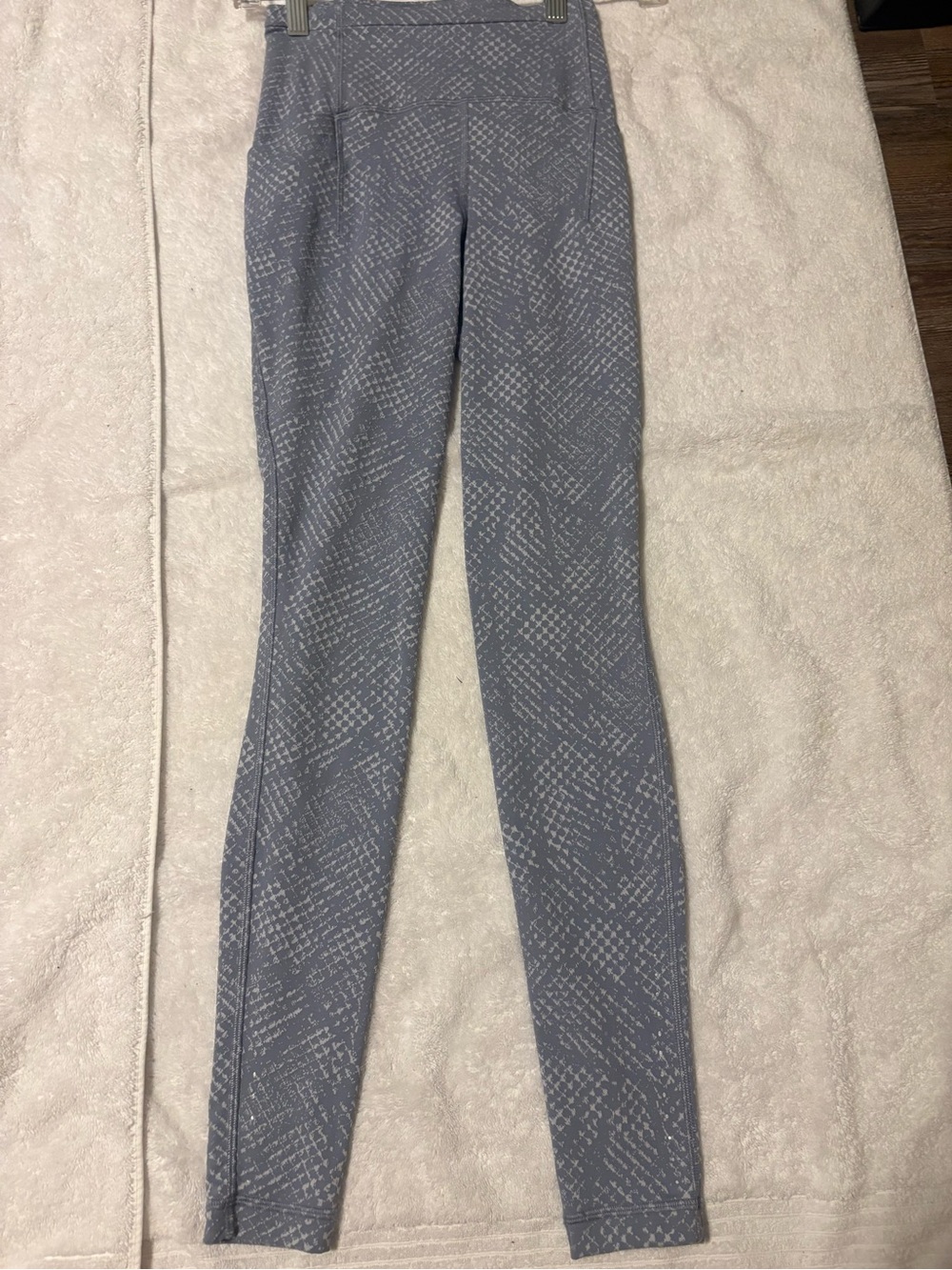 Lulu Gray Patterned High-Rise Leggings